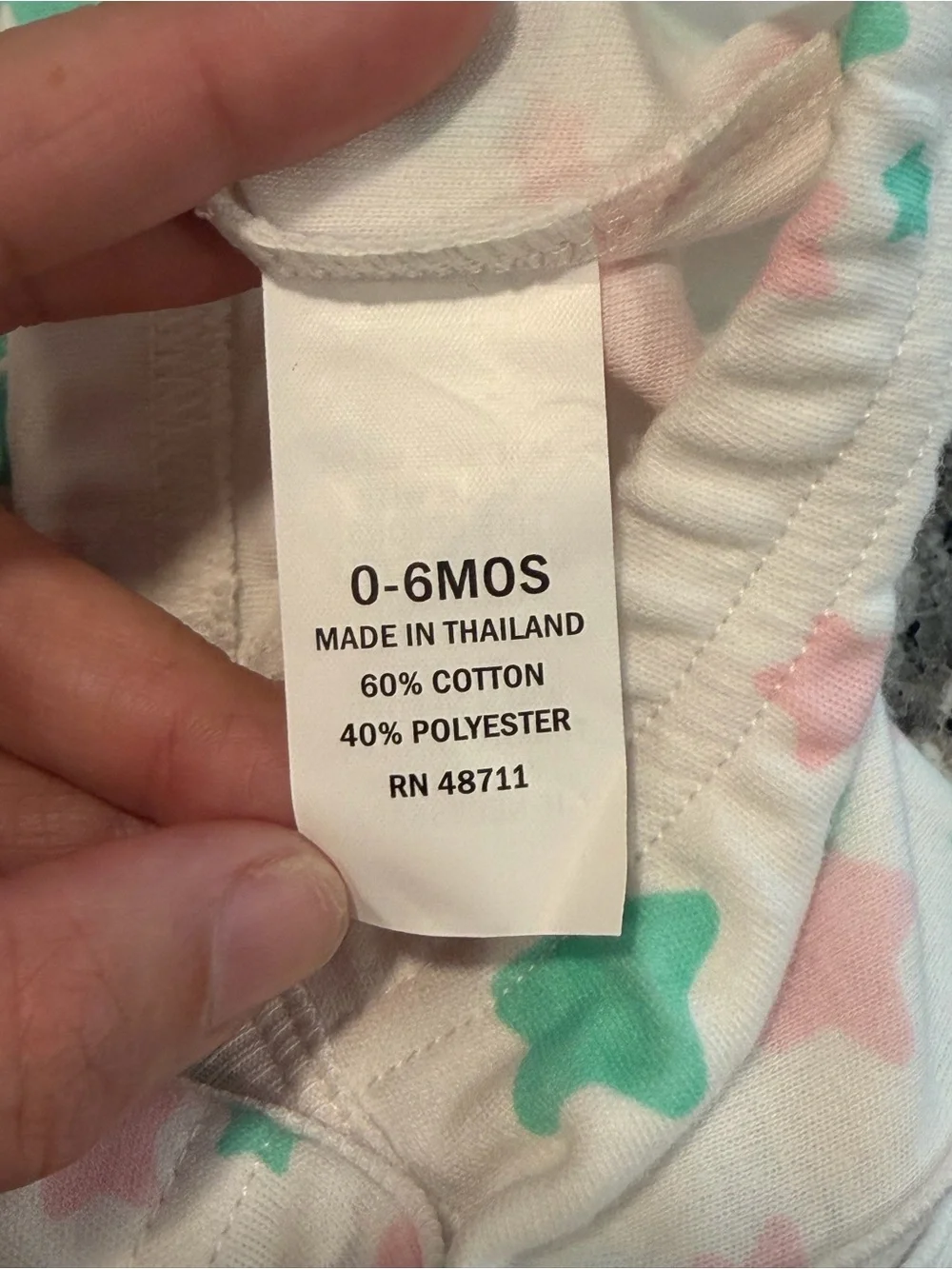 Lullaby Lane Infant Girl’s Sleepsack Set, Mint & Pink, Stars & Bees, 0-6mo, NWT